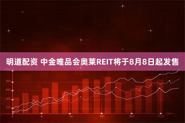 明道配资 中金唯品会奥莱REIT将于8月8日起发售